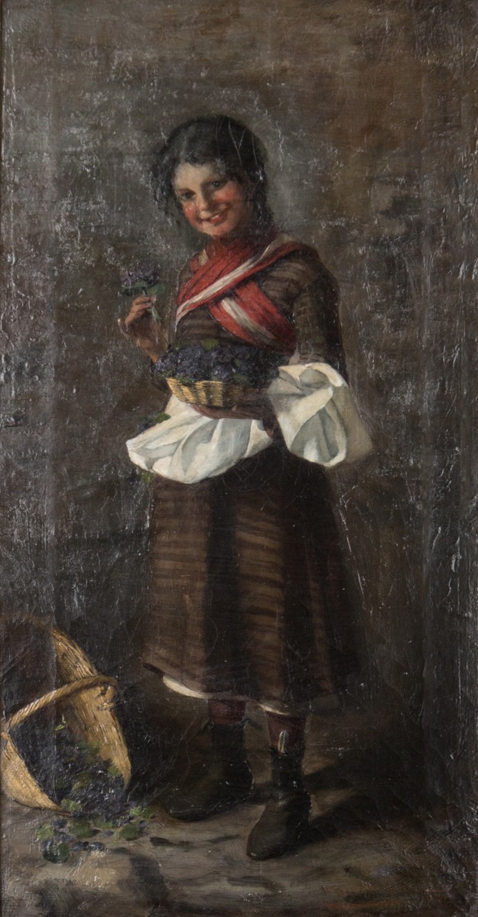 Konek Ida: Ibolyaárus kislány, 1883