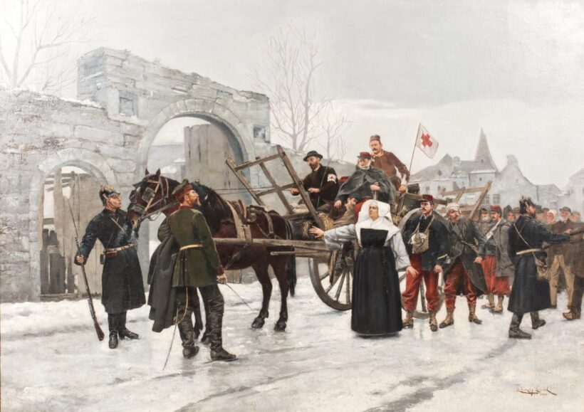 Zubriczky Lóránd: Út a menhelyre, 1890
