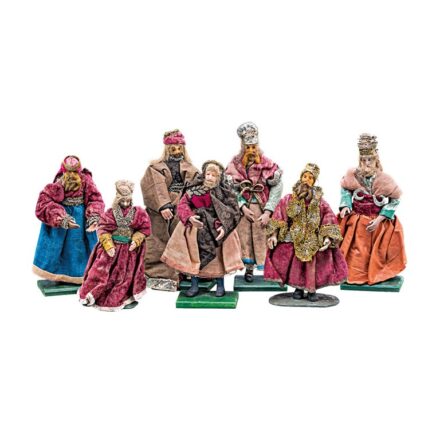 Betlehemi figurák, 7 db