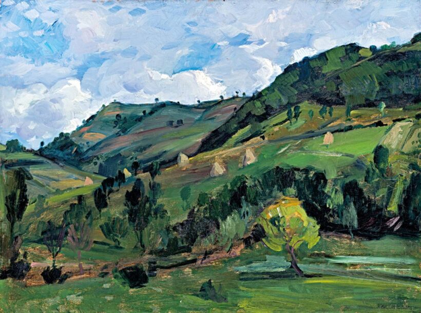 Moldován István (1911-2000): Nagybányai dombok