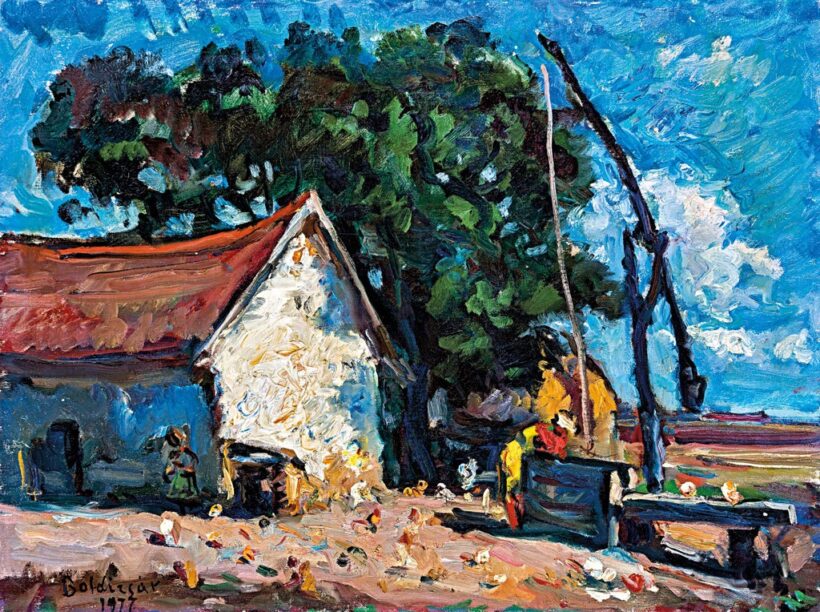 Boldizsár István (1897-1984): Tanyarészlet, 1977