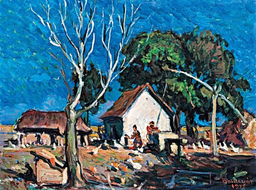 Boldizsár István (1897-1984): Tanyarészlet, 1973