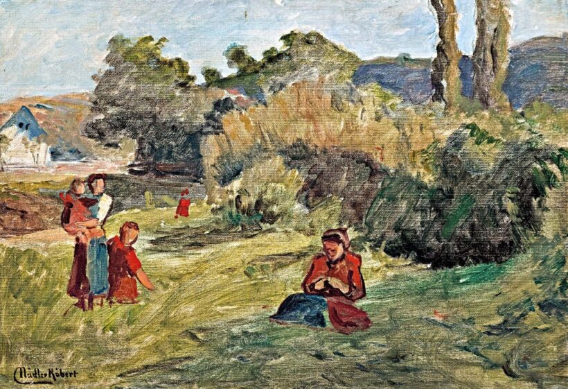 Nádler Róbert (1858-1938): Mezőn