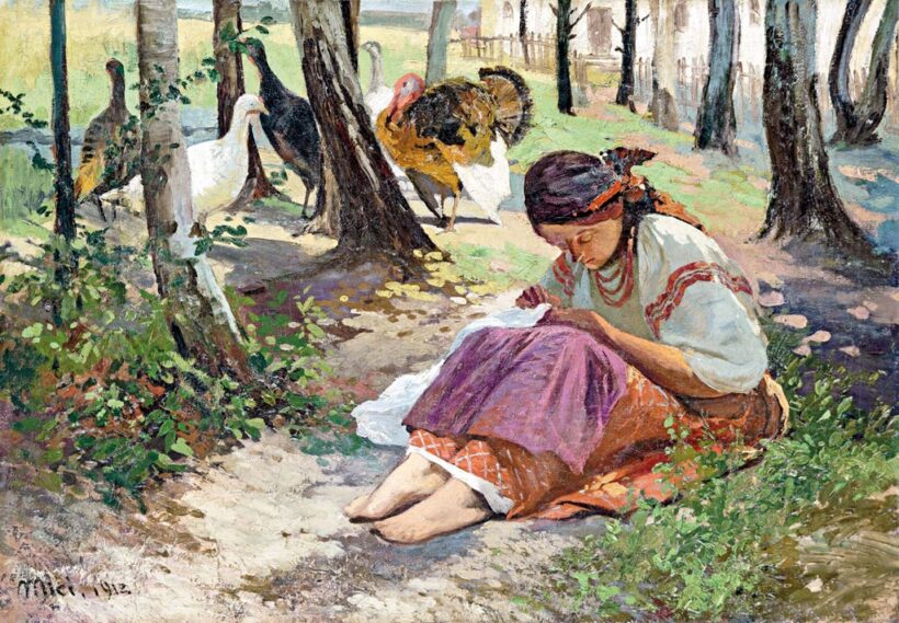 Mici jelzéssel: Pulykapásztorlány, 1912