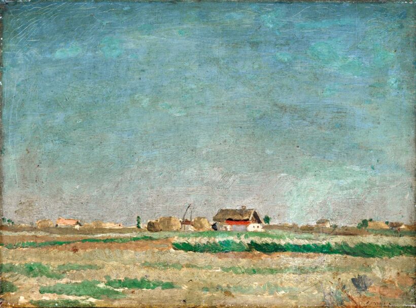 Fényes Adolf (1867-1945): Alföldi tanya, 1938