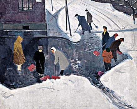 Tamás Ervin (1922-): "Tél", 1955