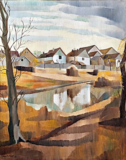 Csabai Rott Margit (1893-?): Falu ősszel, 1936
