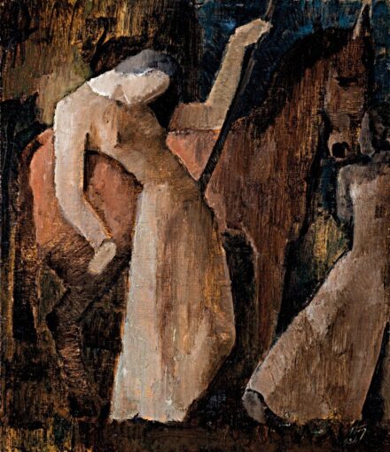 Magyar festő: Nők lóval, 1934