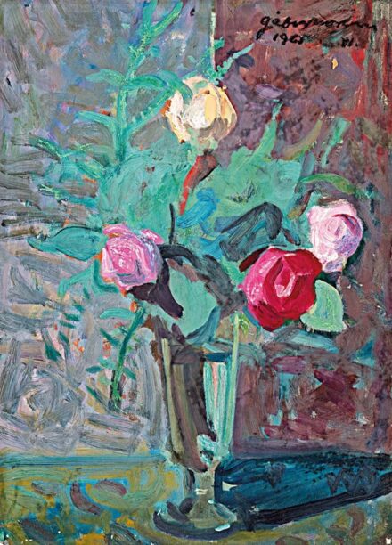 Gábor Móric (1889-1987): Rózsák, 1965