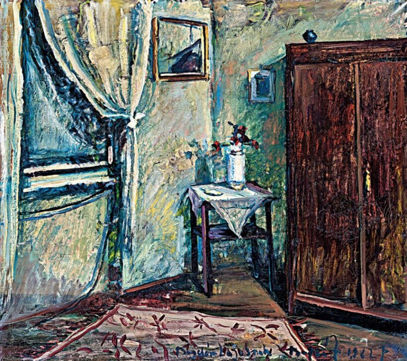 Bozsó János (1922-1998): Enteriőr, 1962
