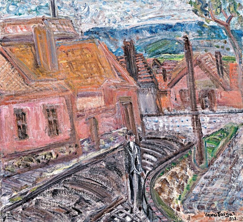 Ilosvai Varga István (1895-1978): Utcarészlet, 1938