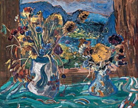 Klie Zoltán (1897-1992): Csendélet ablakban