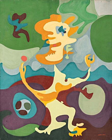 Illés Árpád (1908-1980): "A vidám táncosnő", 1970