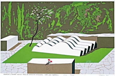Deim Pál (1932-2016): "Emlékmű a hazáért meghalt hősök és áldozatok emlékére, Győr", 1991