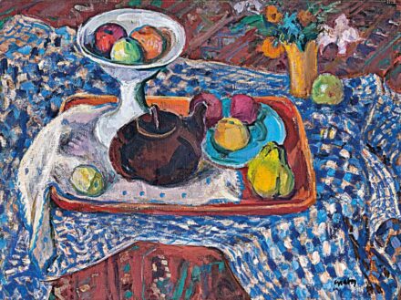Gráber Margit (1895-1993): Gyümölcs és virág, 1978 körül