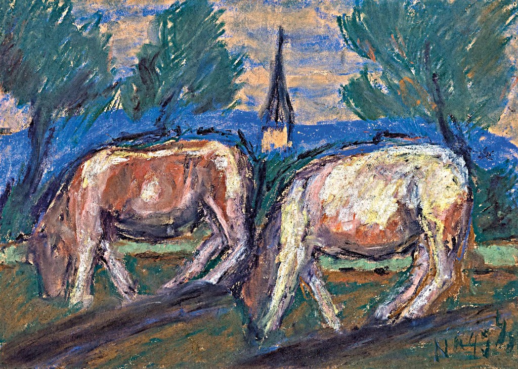 Nagy István (1873-1937): Kéklő hegyek