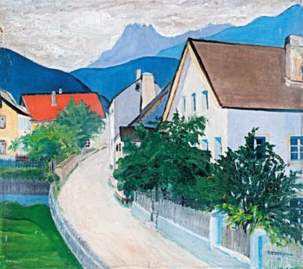 Vörös Géza (1897-1957): Utcarészlet, 1936