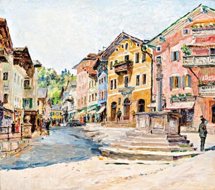 Mergell, Karl (1870-1944): Bajor kisváros