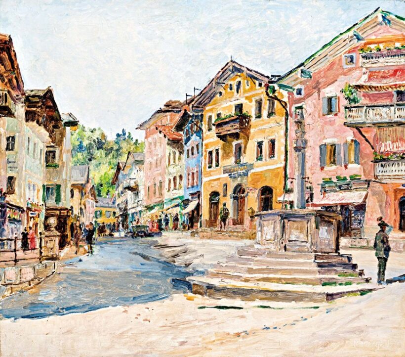 Mergell, Karl (1870-1944): Bajor kisváros