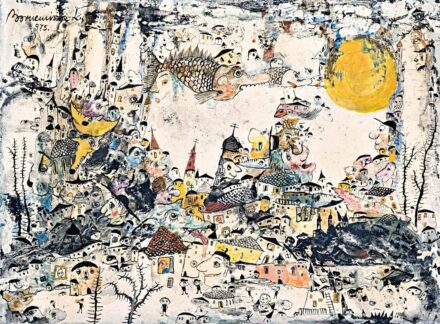 Bornemisza László (1916-1995): Halászfalu északon, 1975
