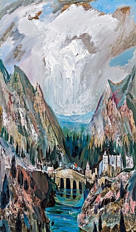 Molnár C. Pál (1894-1984): Lovasok találkozása