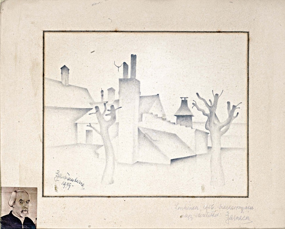 Basilides Barna (1903-1967): Városrészlet, 1949