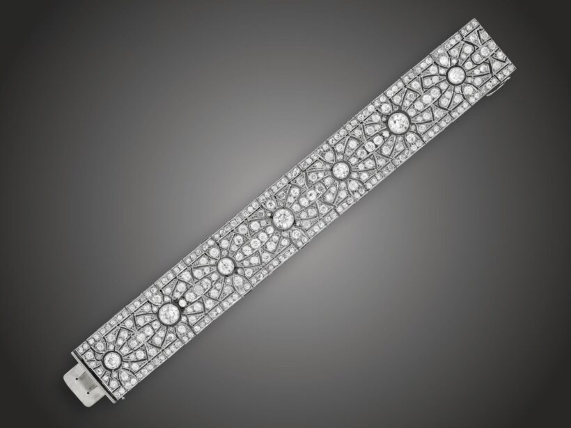 Karkötő art deco
