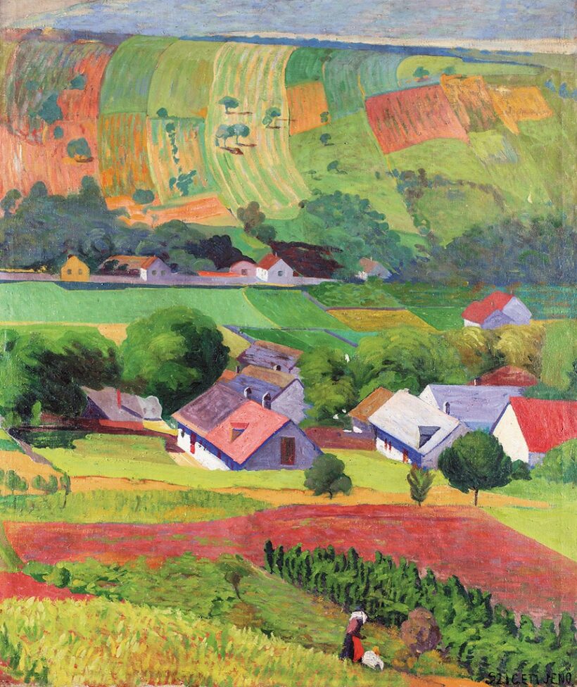 Szigeti Jenő (1881-1944) Tájkép, 1909 körül