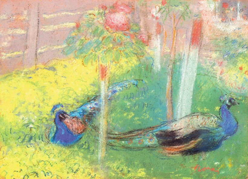 Rippl-Rónai József (1861-1927) Pávák