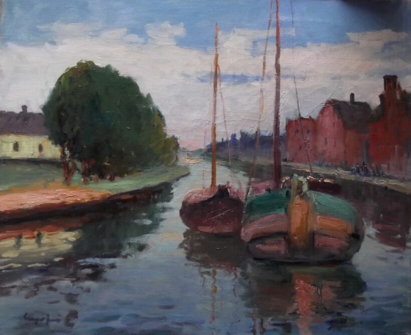 Csapó Jenő (1875 - 1954): Holland csatorna