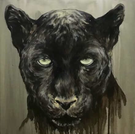 Verebics Ágnes (1982): Black panthera, 2018