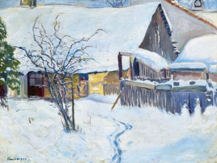 Paál Albert:Behavazott udvar, 1924