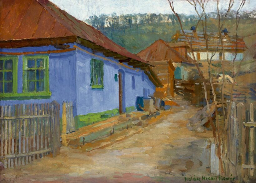 Halász-Hradil Elemér:Kék ház, 1910-es évek
