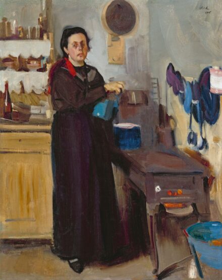Szüle Péter:Tűzhely mellett, 1915