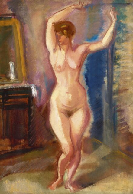Márffy Ödön:Álló női akt (Csinszka), 1930 körül