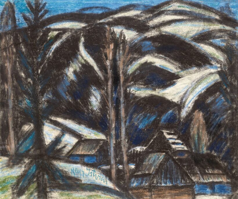 Nagy István:Erdélyi havasok (Gyimesi táj), 1930 körül