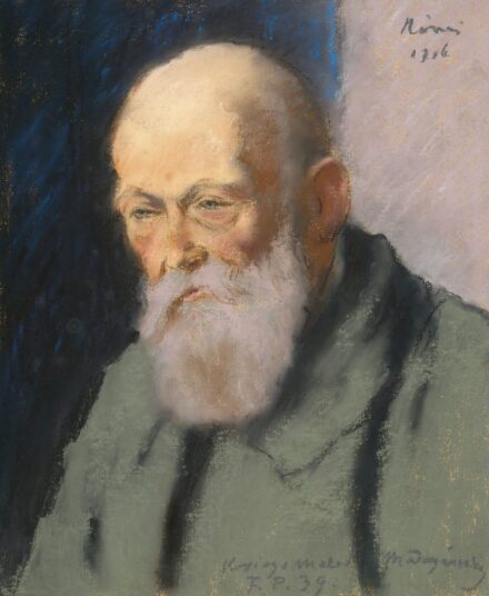 Rippl-Rónai József:Mednyánszky László portréja, 1916