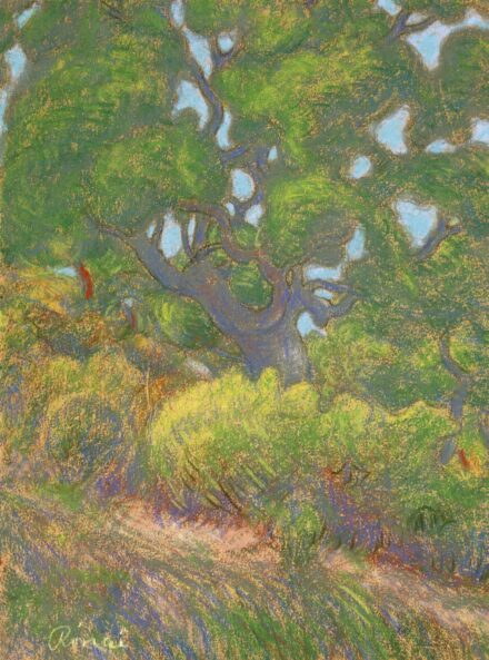 Rippl-Rónai József:Mediterrán táj, 1899 körül