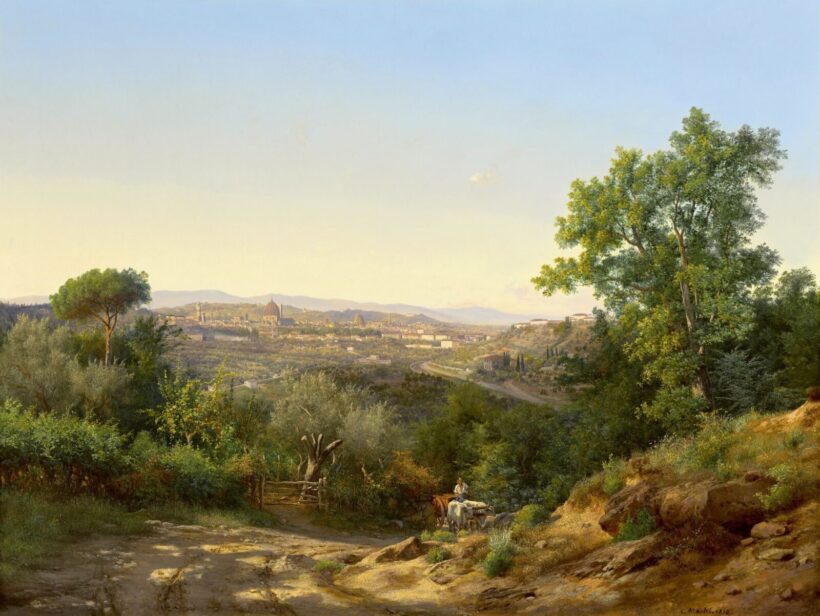 Ifj. Markó Károly:Firenze látképe, 1872