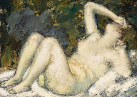 Vaszary János:Fekvő akt (Ébredés), 1920 körül