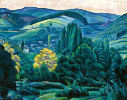 Gábor Jenő:Pécs környéki táj, 1920