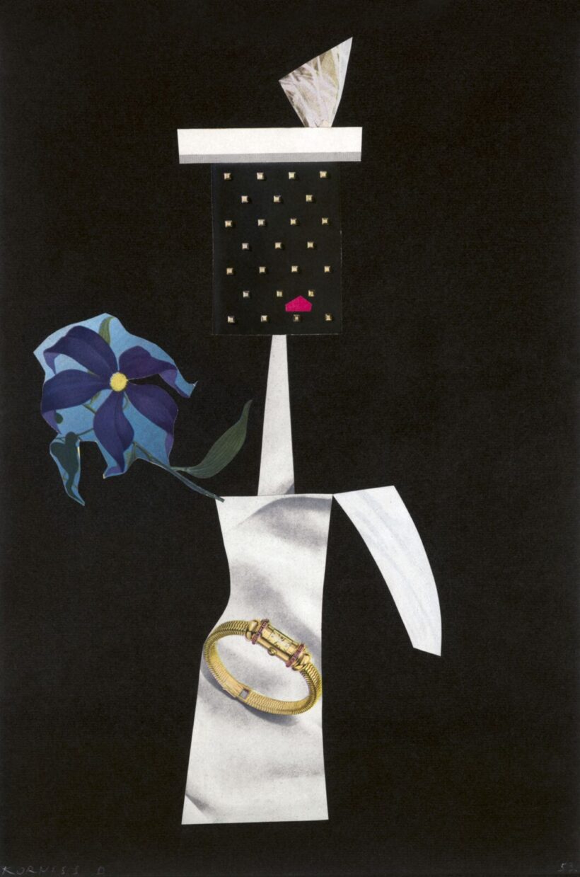 Korniss Dezső:Integető fiatal lány, 1953