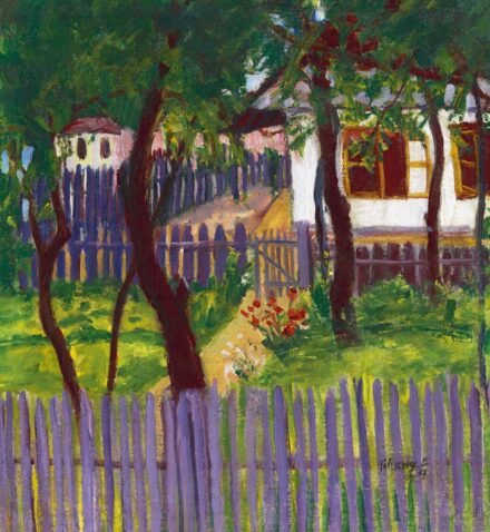 Tihanyi Lajos:Nagybányai kert, 1907