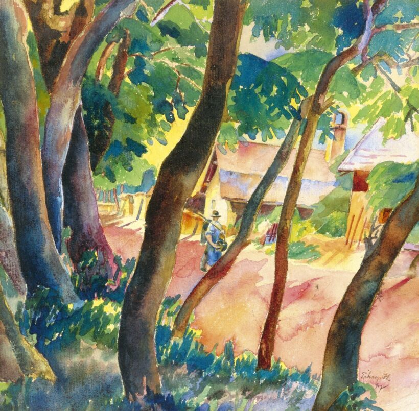 Tihanyi János Lajos:Napsütötte utca, 1927