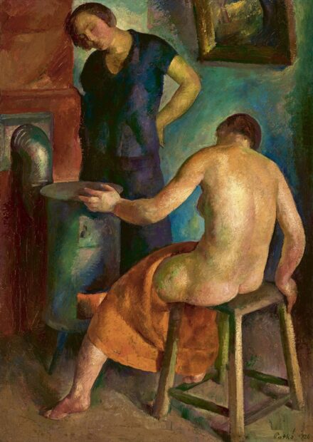 Patkó Károly:Modellek műteremben, 1926