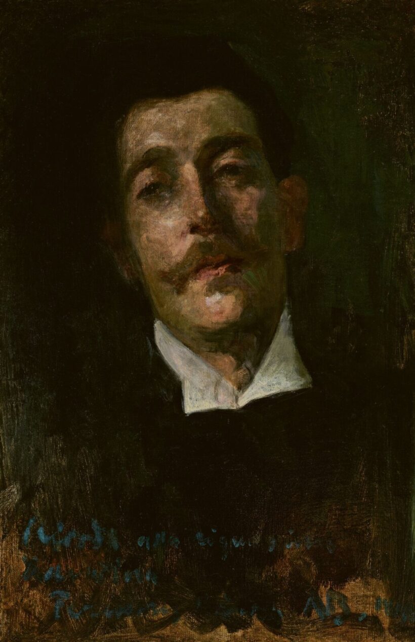 Ferenczy Károly:Herrer Cézár festő portréja, 1899