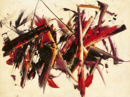 Reigl Judit:Robbanás (Éclatement), 1956