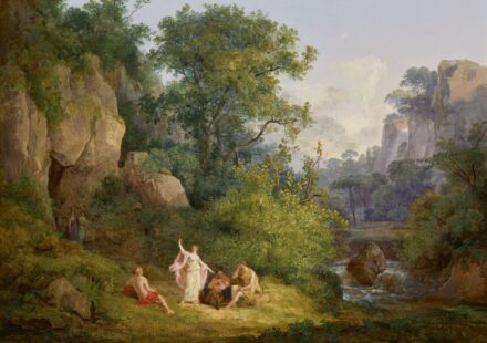 id. Markó Károly:Tájkép Bacchus neveltetésével, 1828