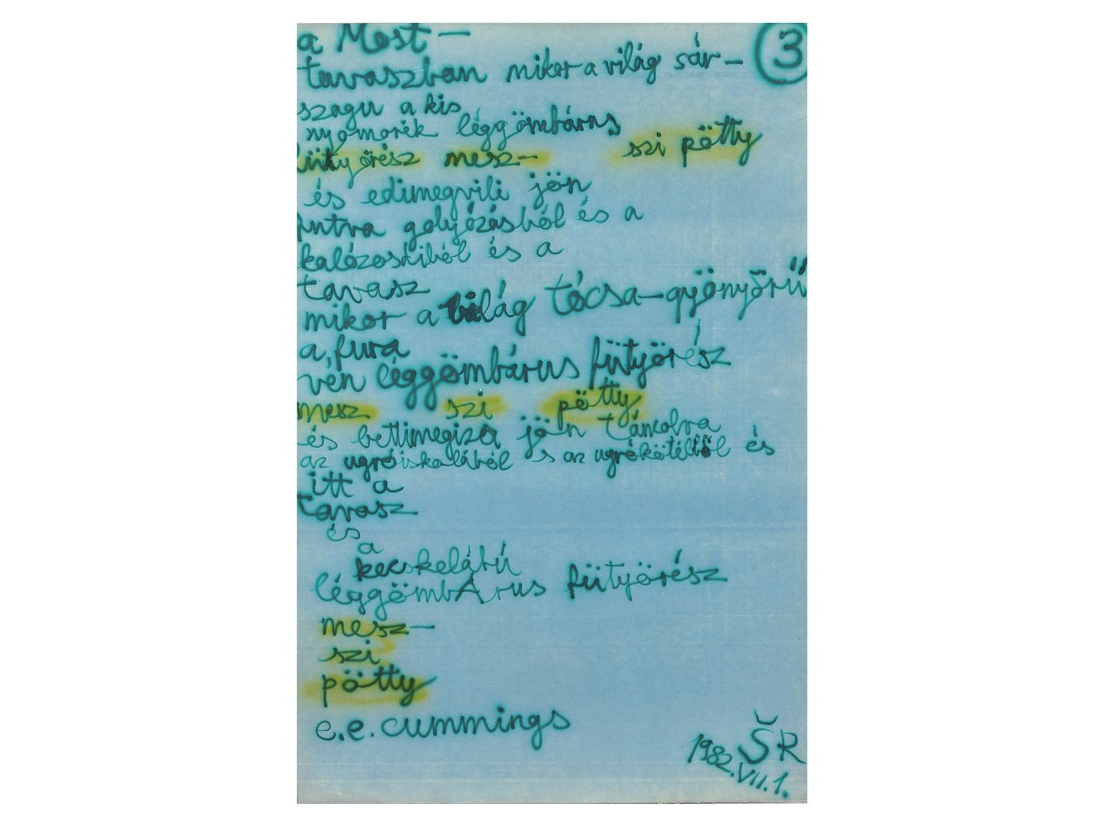 Swierkiewitz Róbert
Cummings illusztráció III.,1982