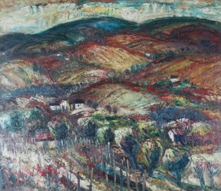 Cseh László (1914-1991): Martonfői táj